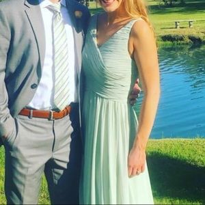 Azazie Elaine Dress | Dusty Sage | Size: 2